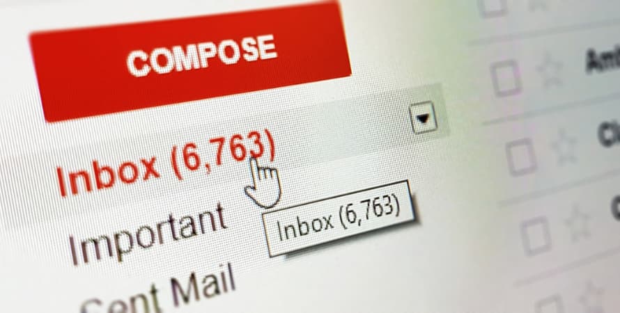 Huge number of emails being sent and received daily